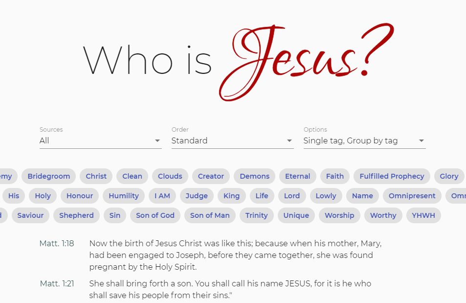 Who is Jesus?